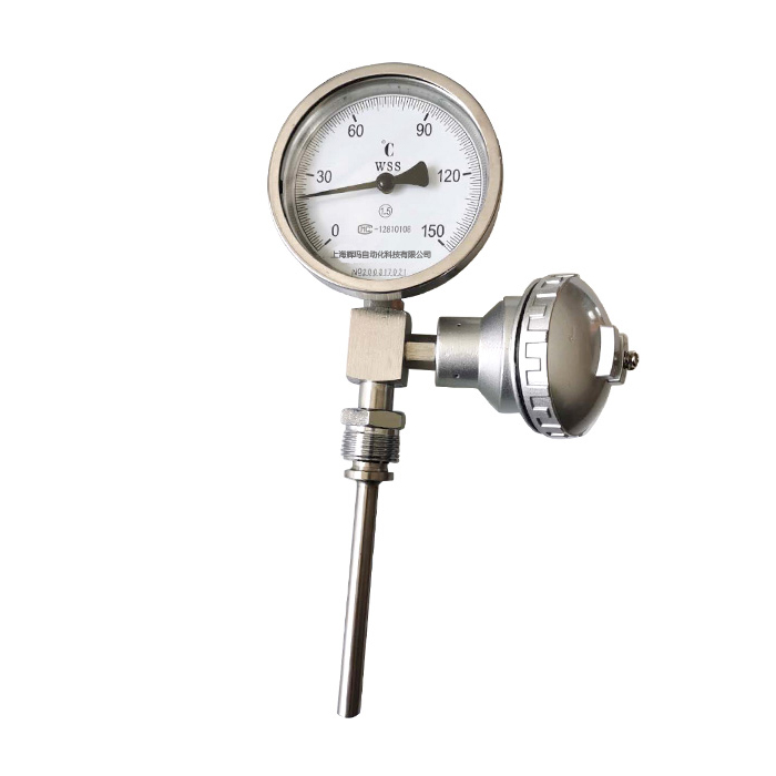 WSS帶熱電偶/熱電阻雙金屬溫度計